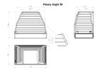 Flexxy single Medium dog crate - Hundebox - hondenbench - cage pour chien (8)