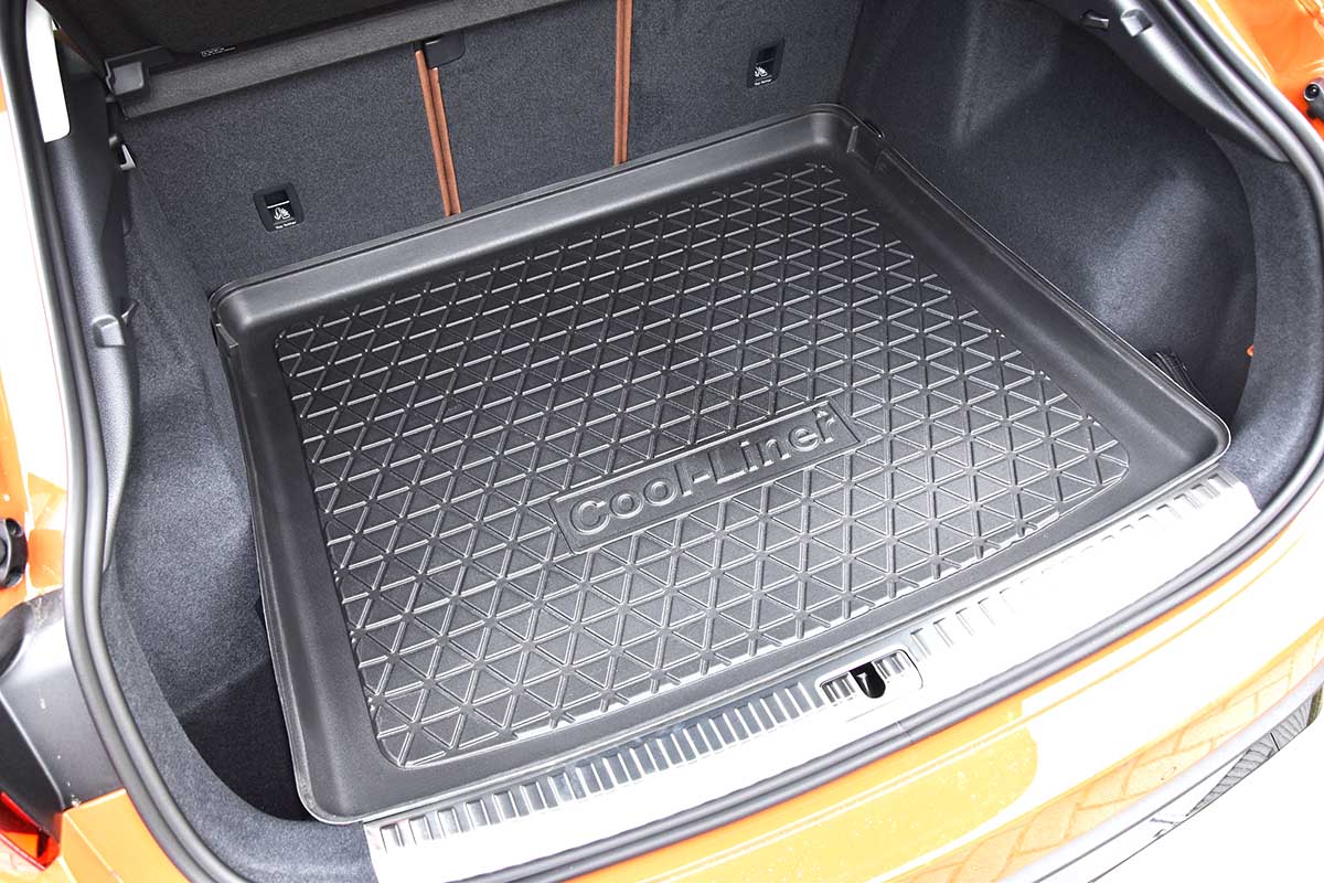 Tapis de coffre convient à Audi Q3 Sportback (F3N) 2019-présent Cool Liner antidérapant PE/TPE caoutchouc