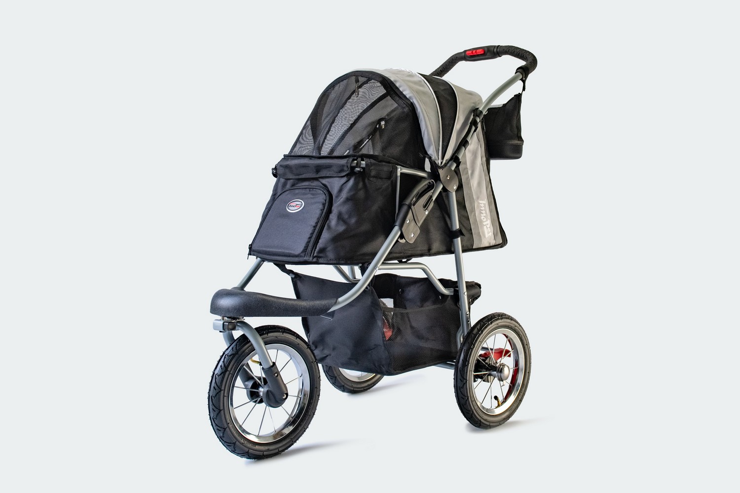 Poussette pour chien InnoPet Comfort noir/gris argent Poussette pour chien InnoPet Comfort noir/gris argent