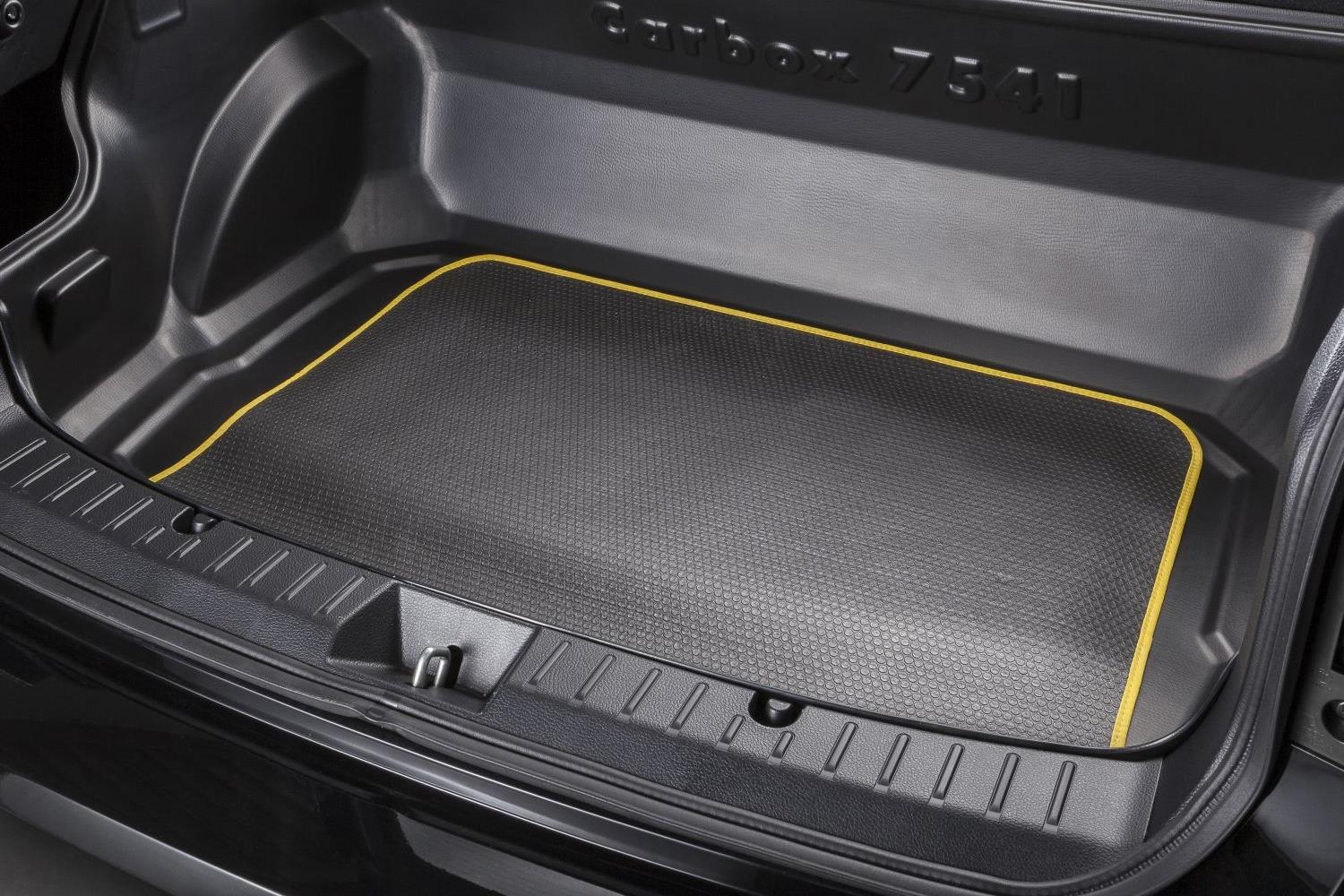 Kofferraumwanne für Volkswagen T-Cross Crossover (04.2019-.) -  Kofferraummatte rutschfest Schutzmatte - vertiefte Ladefläche; Varioboden  im tiefsten Ebene