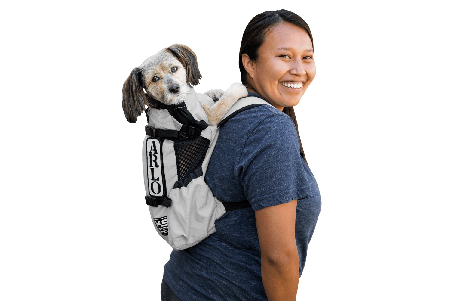 Dog backpack K9 Sport Sack Air 2 Light Grey S