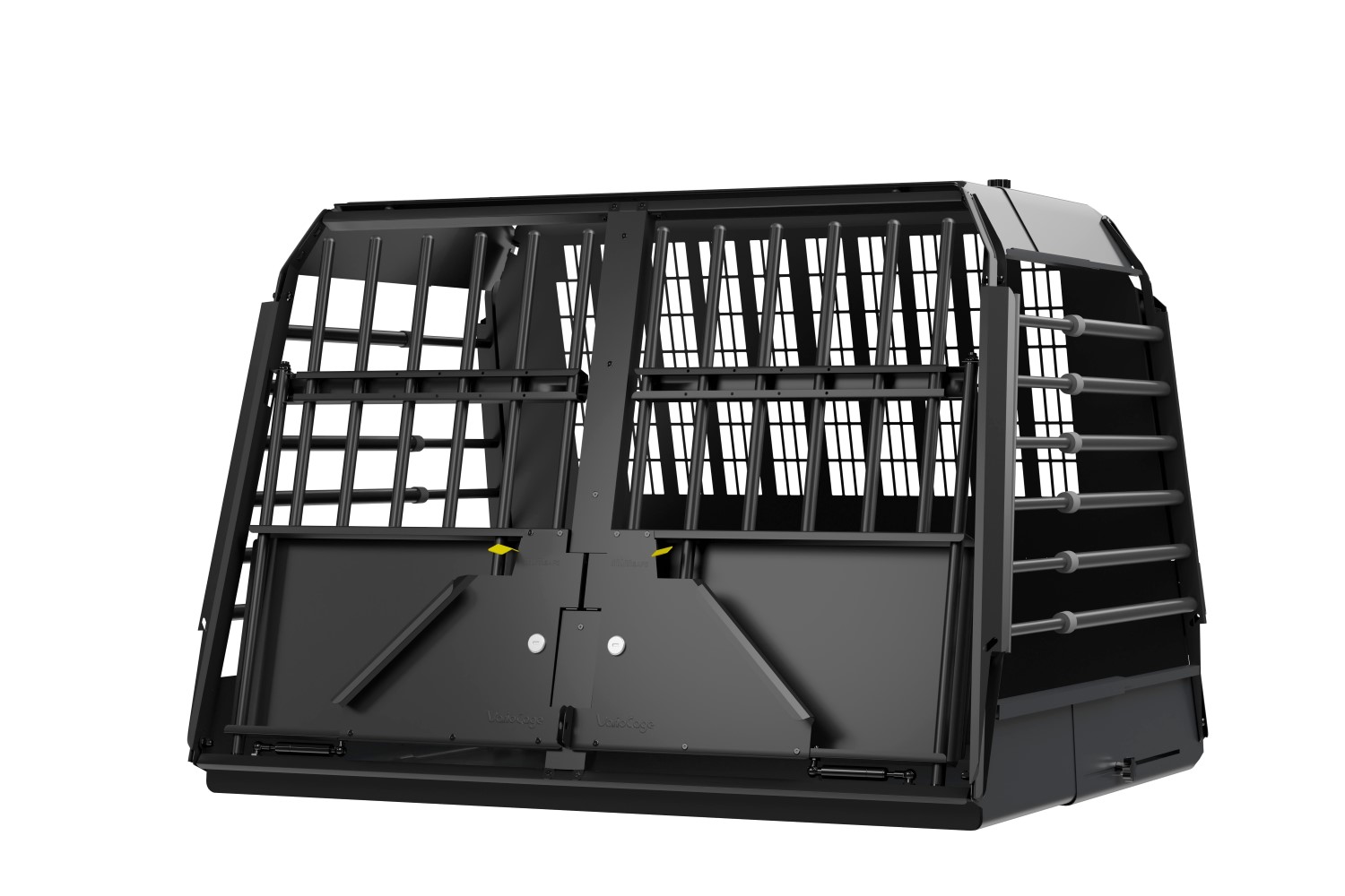 Dog crate suitable for Subaru Forester V (SK) 2019-2024 Kleinmetall VarioCage Black Edition double XL Dog crate suitable for Subaru Forester V (SK) 2019-2024 Kleinmetall VarioCage Black Edition double XL