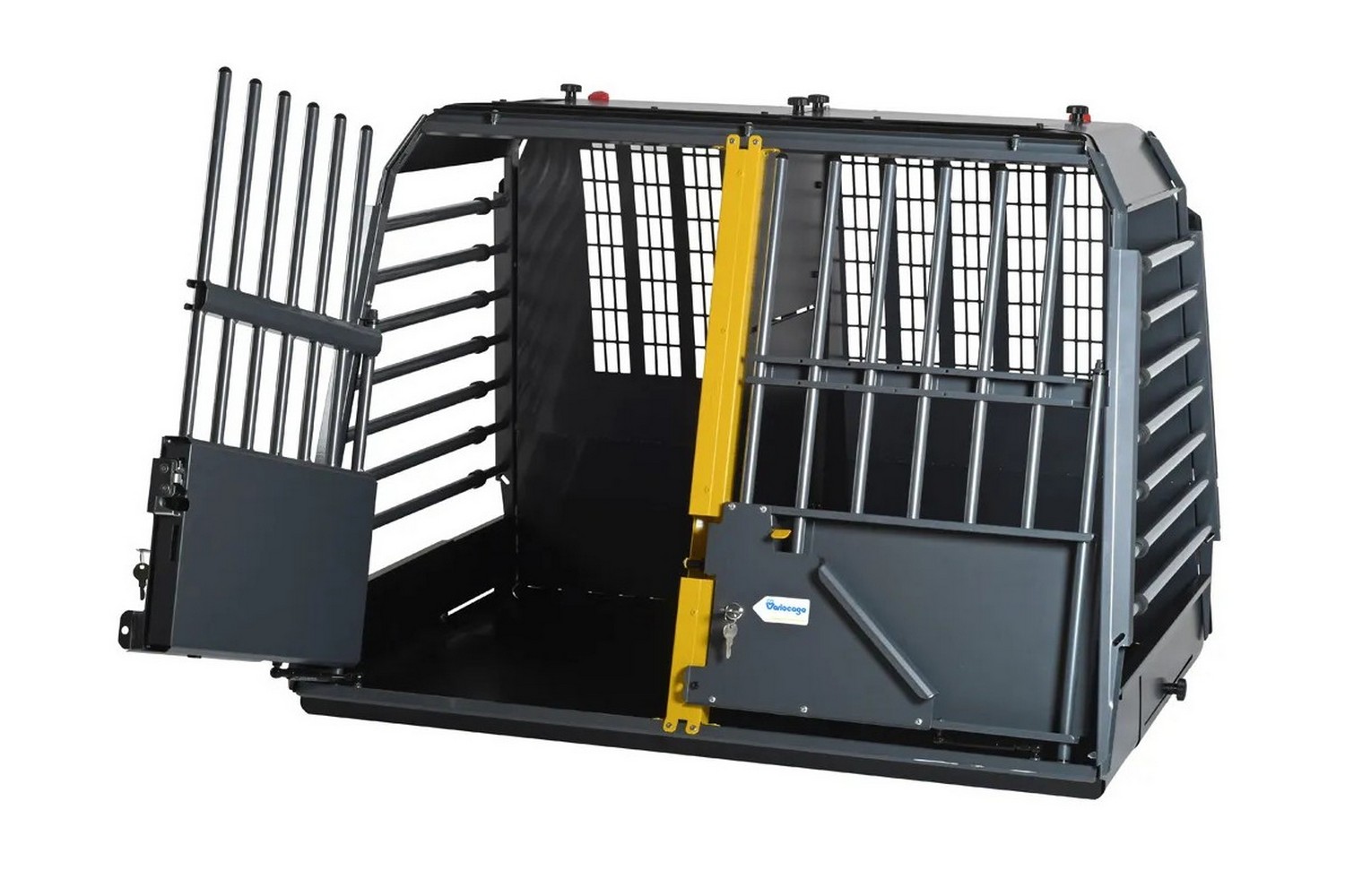 Dog crate suitable for Volkswagen Transporter T5 2003-2015 Kleinmetall VarioCage double XXL+