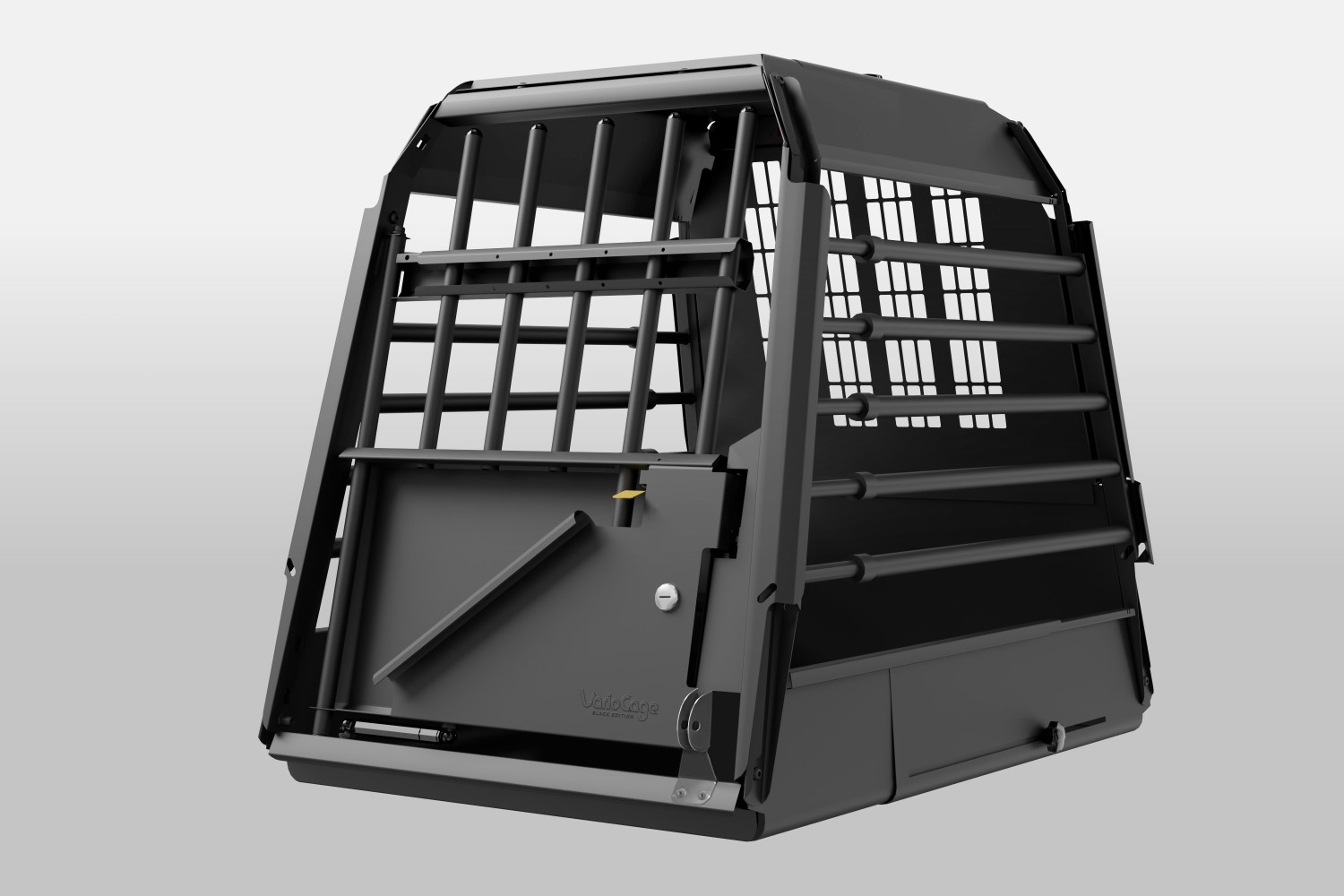 Dog crate suitable for Mercedes-Benz Sprinter (W901-W905) 2005-2006 Kleinmetall VarioCage Black Edition SL+ Dog crate suitable for Mercedes-Benz Sprinter (W901-W905) 2005-2006 Kleinmetall VarioCage Black Edition SL+
