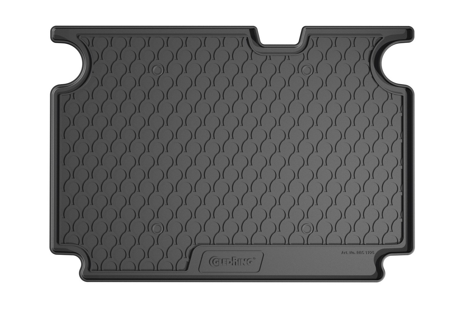 Boot mat suitable for Mercedes-Benz Citan Tourer (W420) 2021-present anti slip Rubbasol rubber