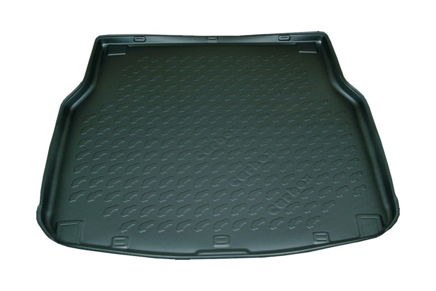 Boot mat suitable for Mercedes-Benz C-Class estate (S204) 2007-2014 wagon Carbox Form PE rubber - black