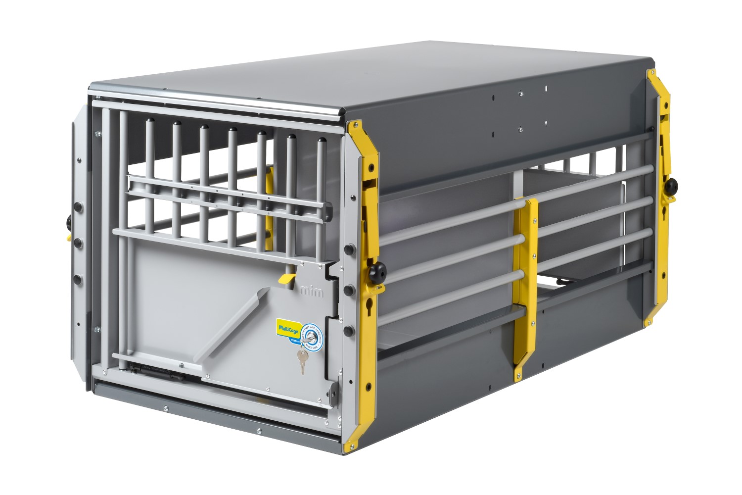 Cage de transport autobus plastique double pour chiens