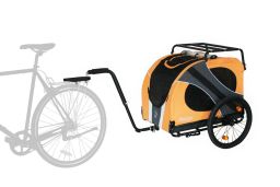 dog bike trailerdoggyride novel orange  (BTS3DRNV-4) (1)