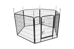 Dog crate Zecta black (CDC1FMZE) (1)