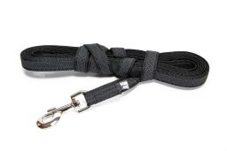 Dog leash Julius-K9 anti-slip black - 20mm x 10m with handle (CLH20K9HR-5) (1)