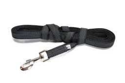 Dog leash Julius-K9 anti-slip black - 14mm x 10m with handle (CLH2K9HR-5) (1)