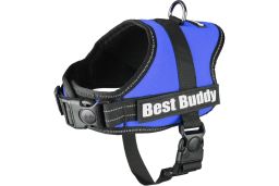 (har3flpl-s) Dog harness Best Buddy Pluto green L (1)