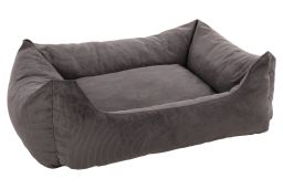 Dog bed Celeste grey - 100 x 80 x 25 cm (PCB1FLCP-3) (1)