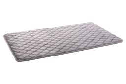 Orthopedic cushion Weimar grey - 116 x 69 x 2 cm (PCB1FLWE-5) (1)