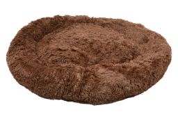 Dog bed Krems brown - ø90 x 18 cm (PCB9FLKR-3) (1)