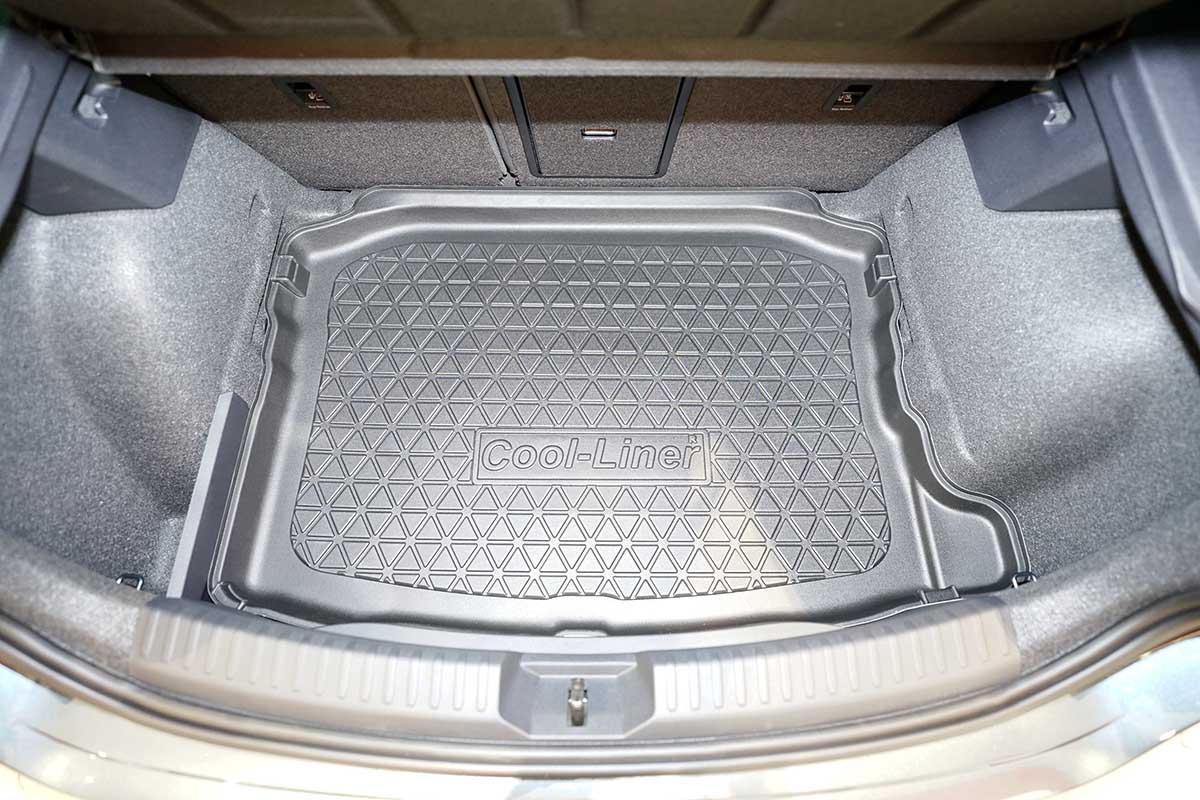 Boot mat Seat Leon (KL) 2020-present 5-door hatchback Cool Liner anti slip PE/TPE rubber (2)