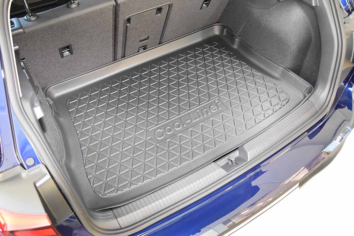 Boot mat suitable for Volkswagen Golf VIII (CD) 2020-present 5-door hatchback Cool Liner anti slip PE/TPE rubber