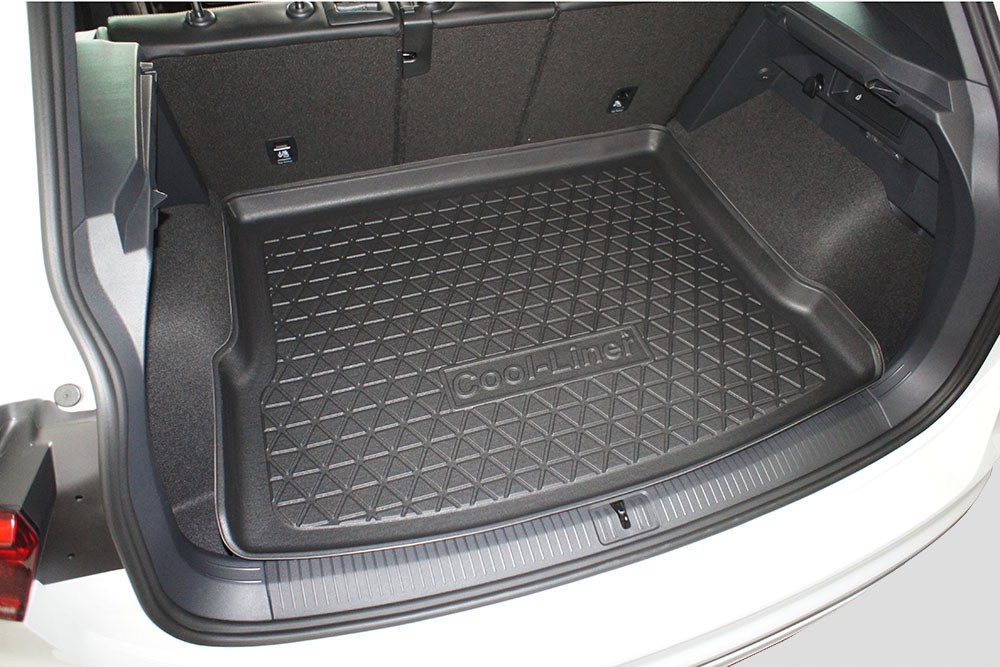 tuning-art 2964 Kofferraummatte für VW Tiguan 2 Allspace 7-Sitzer  2017-2-teilig mit Ladekantenschutz : : Auto & Motorrad