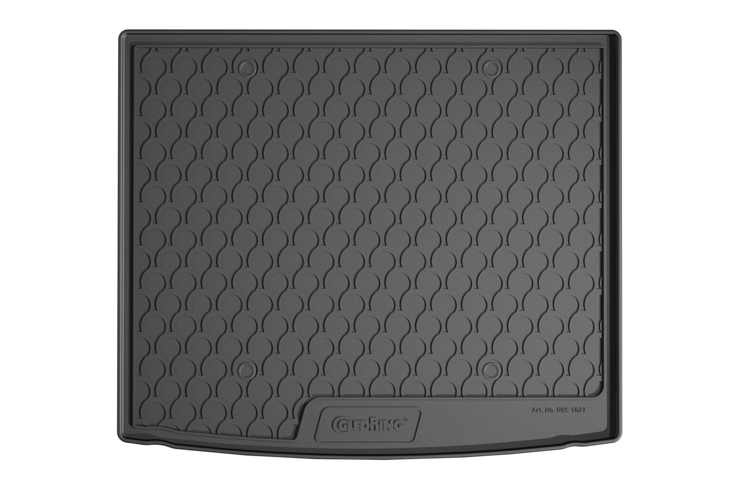 Boot mat suitable for Volkswagen Tiguan III 2024-present anti slip Rubbasol rubber